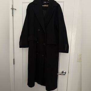 Zara Black Trench Coat